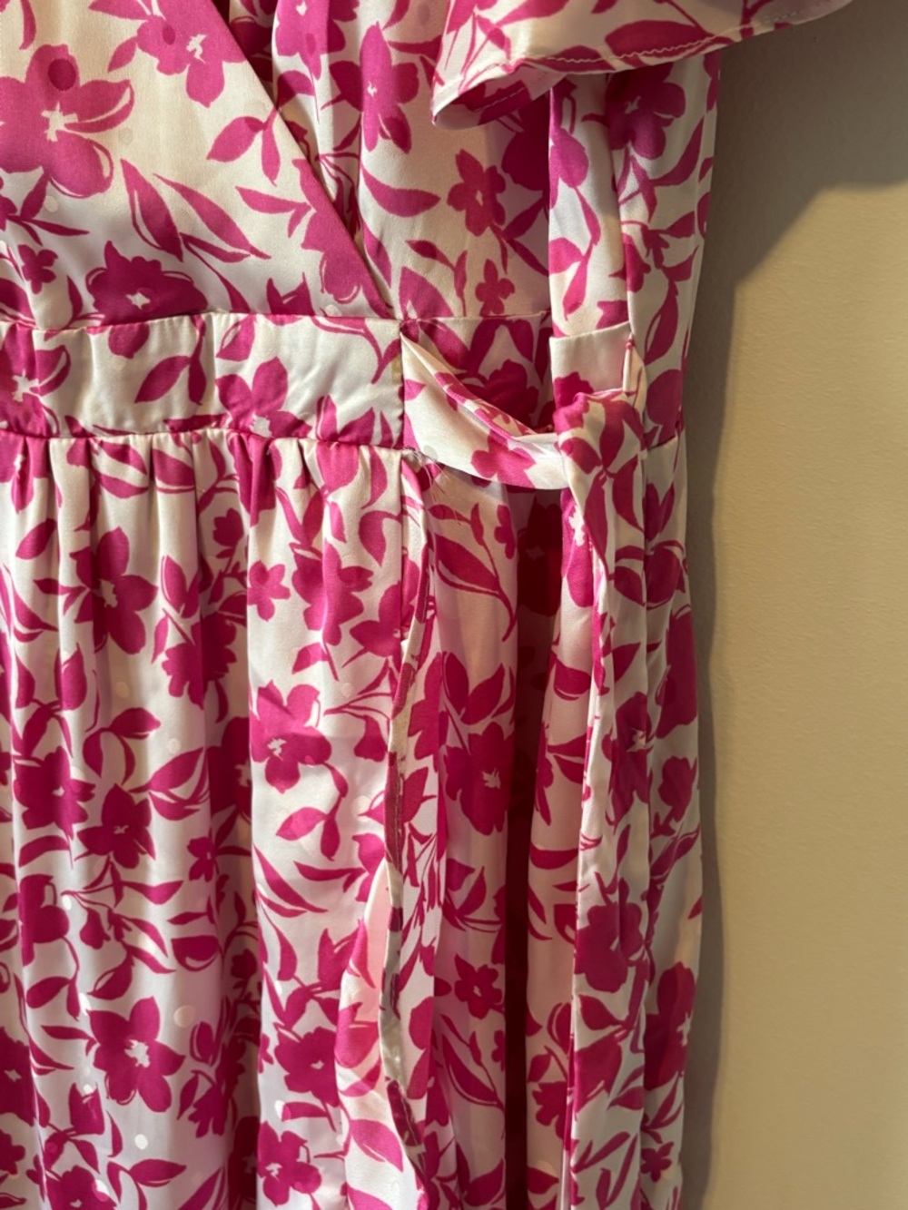 Draper James RSVP Pink Floral Spring Wedding Guest Maxi Dress Womens Size XL - Picture 7 of 13